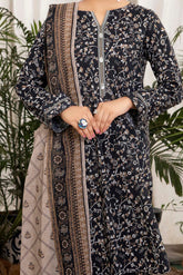 NUSL3323 Printed Lawn Suit - Unstitched 3Pc